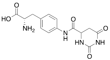 4-[[(Hexahydro-2,6-dioxo-4-pyrimidinyl)carbonyl]amino]-L-phenylalanine
