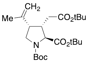[2S-(2a,3b,4b)]-3-[2-(1,1-Dimethylethoxy)-2-oxoethyl]-4-(1-methylethenyl)-1,2-pyrrolidinedicarboxylic Acid Bis(1,1-Dimethylethyl) Ester