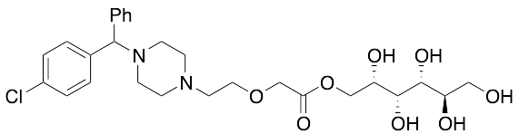 D-Glucitol 1-[2-[2-[4-[(4-Chlorophenyl)phenylmethyl]-1-piperazinyl]ethoxy]acetate]