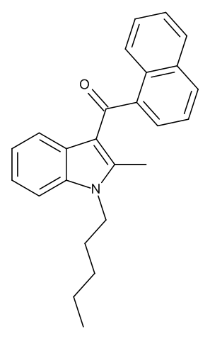 JWH-007 (1-Pentyl-2-methyl-3-(1-naphthoyl)indole) 0.1 mg/ml in Acetonitrile - CAS No. 155471-10-6 JWH-007 (1-Pentyl-2-methyl-3-(1-naphthoyl)indole) 0.1 mg/ml in Acetonitrile