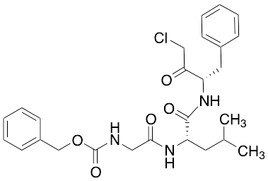 Benzyloxycarbonylglycyl-L-leucyl-L-phenylalanine chloromethyl ketone