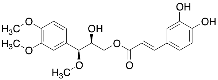 (E)-(2S,3S)-3-(3,4-Dimethoxyphenyl)-2-hydroxy-3-methoxypropyl 3-(3,4-dihydroxyphenyl)acrylate