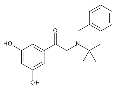 2-(Benzyl(tert-butyl)amino)-1-(3,5-dihydroxyphenyl)ethanone