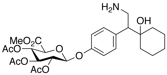 rac N,N-Didesmethyl-O-desmethyl Venlafaxine 2,3,4-Tri-O-acetyl-Beta-D-glucuronide Methyl Ester