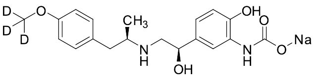 Sodium (2-Hydroxy-5-((R)-1-hydroxy-2-(((R)-1-(4-(methoxy-d3)phenyl)propan-2-yl)amino)ethyl)phenyl)carbamate