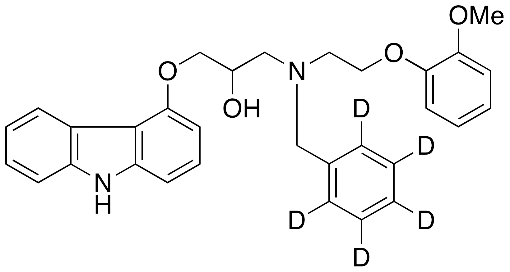 N-Benzyl Carvedilol-d5