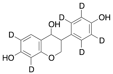 3,4-Dihydro-3-(4-hydroxyphenyl)-2H-1-benzopyran-4,7-diol-d6