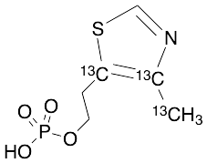 4-Methyl-5-(2-phosphorylethyl)thiazole-13C3.