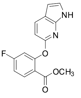 Methyl 4-Fluoro-2-(1H-pyrrolo[2,3-b]pyridin-6-yloxy)benzoate