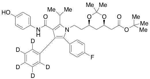 4-Hydroxy Atorvastatin-d5 Acetonide tert-Butyl Ester