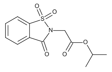 Saccharin N-(2-Acetic Acid Isopropyl Ester)(Piroxicam Impurity F)