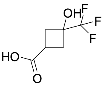 3-Hydroxy-3-(trifluoromethyl)cyclobutanecarboxylic Acid