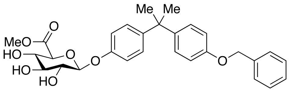 4’-O-Benzyl Bisphenol A Beta-D-Glucuronic Acid Methyl Ester