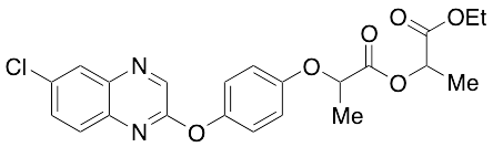 1-Ethoxy-1-oxopropan-2-yl 2-(4-((6-chloroquinoxalin-2-yl)oxy)phenoxy)propanoate