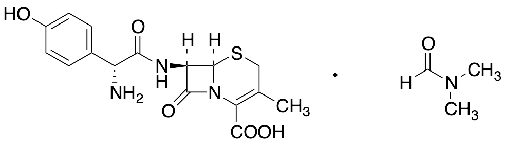 (6R,7R)-7-[[(2R)-Amino(4-hydroxyphenyl)acetyl]amino]-3-methyl-8-oxo-5-thia-1-azabicyclo[4.2.0]oct-2-ene-2-carboxylate N,N-Dimethylformamide