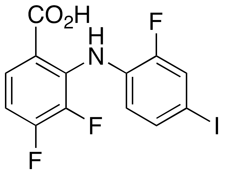 2-(2-Fluoro-4-iodoanilino)-3,4-difluorobenzoic Acid