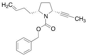 (2R,5R)-Benzyl 2-(But-3-en-1-yl)-5-(prop-1-yn-1-yl)pyrrolidine-1-carboxylate