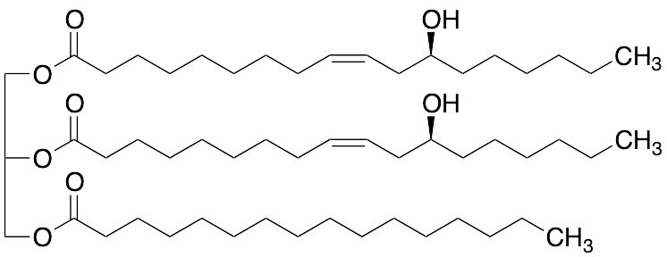 Diricinoleoyl-palmitoyl-glycerol