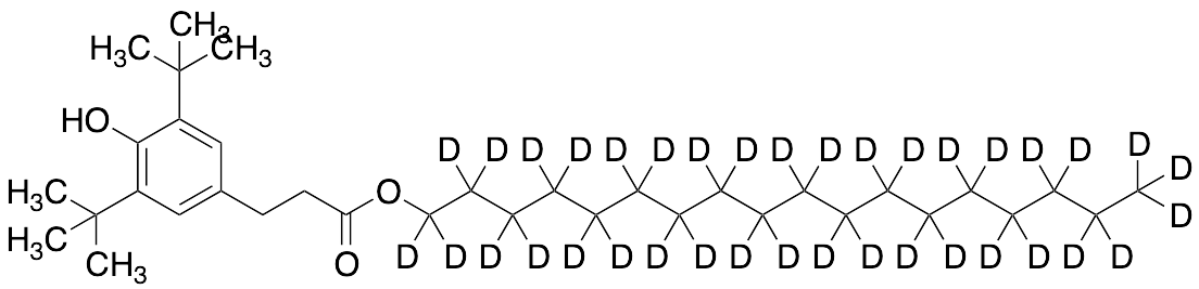 Octadecyl 3-​(3,​5-​Di-​tert-​butyl-​4-​hydroxyphenyl)​propionate-d37