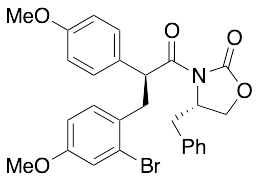 (S)-4-Benzyl-3-[(S)-3-(2-bromo-4-methoxyphenyl)-2-(4-methoxyphenyl)propanoyl]-2-oxazolidinone