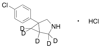 1-(4-Chlorophenyl)-3-azabicyclo[3.1.0]hexane Hydrochloride-d5