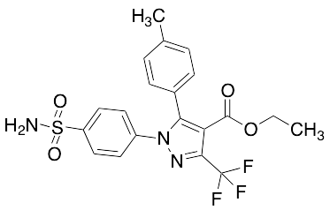 Ethyl 1-(4-(aminosulfonyl)phenyl)-3-(trifluoromethyl)-5-p-tolyl-1h-pyrazole-4-carboxylate