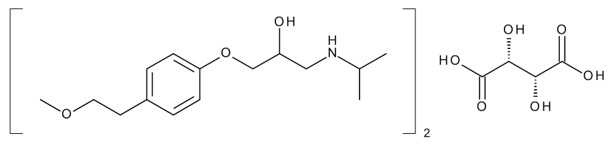 Metoprolol Tartrate 1.0 mg/ml in Methanol (as free base) - CAS No. 56392-17-7 Metoprolol Tartrate 1.0 mg/ml in Methanol (as free base)