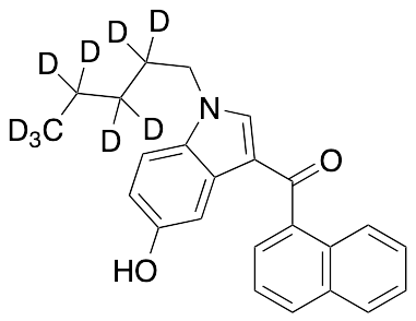 (5-Hydroxy-1-pentyl-1H-indol-3-yl)-1-naphthalenylmethanone-d9