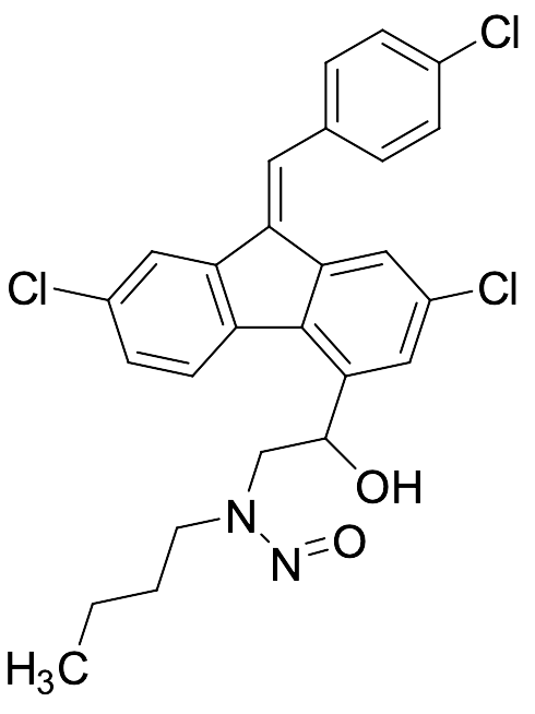 (Z)-N-Butyl-N-(2-(2,7-dichloro-9-(4-chlorobenzylidene)-9H-fluoren-4-yl)-2-hydroxyethyl)nitrous Amide