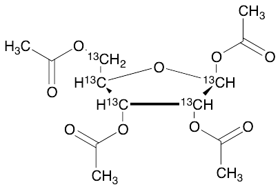 1,2,3,5-Tetra-O-acetyl beta-D-Ribofuranose-13C5