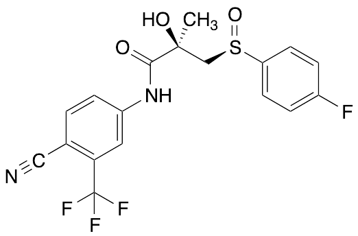 (2R)-N-[4-Cyano-3-(trifluoromethyl)phenyl]-3-[(R)-(4-fluorophenyl)sulfinyl]-2-hydroxy-2-methylpropanamide