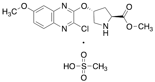 (2S,4R)-4-((3-Chloro-7-methoxyquinoxalin-2-yl)oxy)-2-(methoxycarbonyl)pyrrolidinium Methanesulfonate