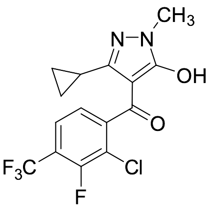 [2-Chloro-3-fluoro-4-(trifluoromethyl)phenyl](3-cyclopropyl-5-hydroxy-1-methyl-1H-pyrazol-4-yl)methanone