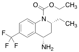 (2R,4S)-4-Amino-2-ethyl-6-trifluoromethyl-3,4-dihydro-2H-quinoline-1-carboxylic Acid Ethyl Ester