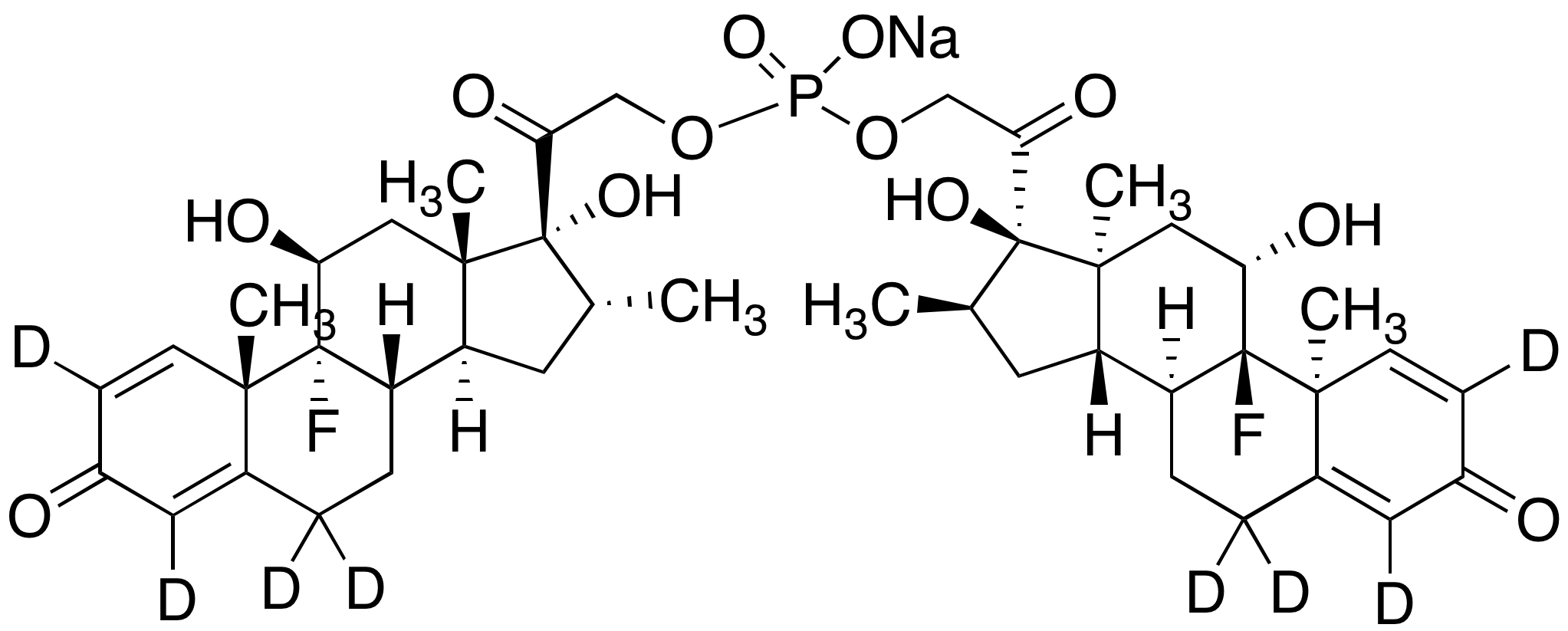 Dexamethasone 21-Phosphate Dimer-d8 Sodium Salt