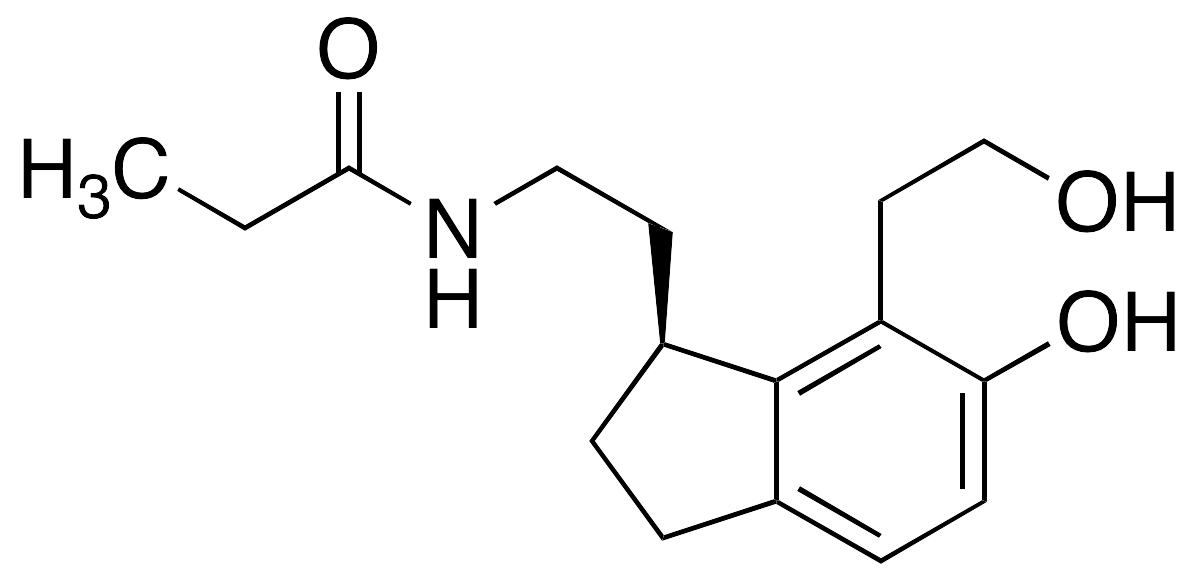 (S)-N-[2-[2,3-Dihydro-6-hydroxy-7-(2-hydroxyethyl)-1H-inden-1-yl]ethyl]propanamide