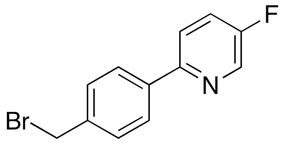 2-[4-(Bromomethyl)phenyl]-5-fluoropyridine