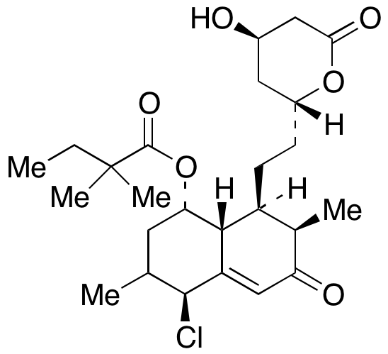 4-tert-Butyldimethylsilyl-5’-chloro-6’-oxo Simvastatin