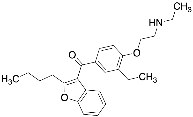 (2-Butylbenzofuran-3-yl)(3-ethyl-4-(2-(ethylamino)ethoxy)phenyl)methanone