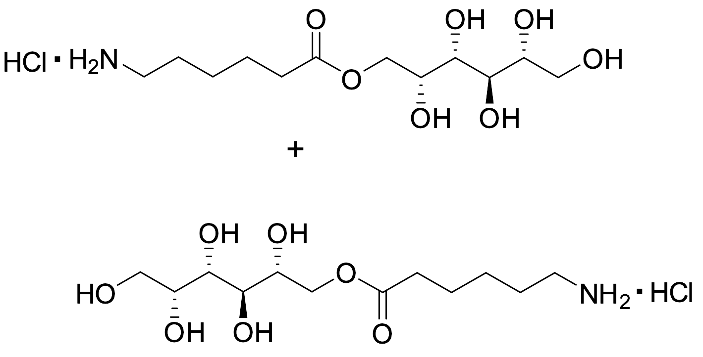 D-Altritol-1-(6-aminohexanoate) Hydrochloride (Mixture of isomers)