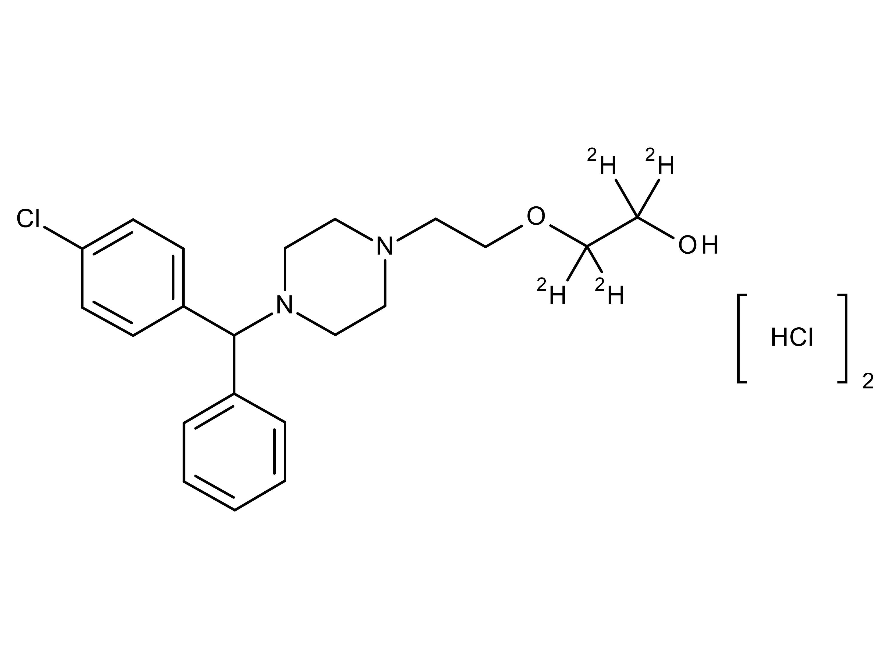 Hydroxyzine-d4 2HCl (2-hydroxyethoxy-d4)