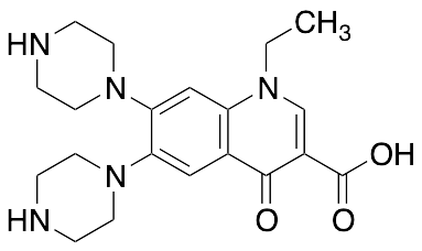 Defluoro-6-piperazinyl Norfloxacin