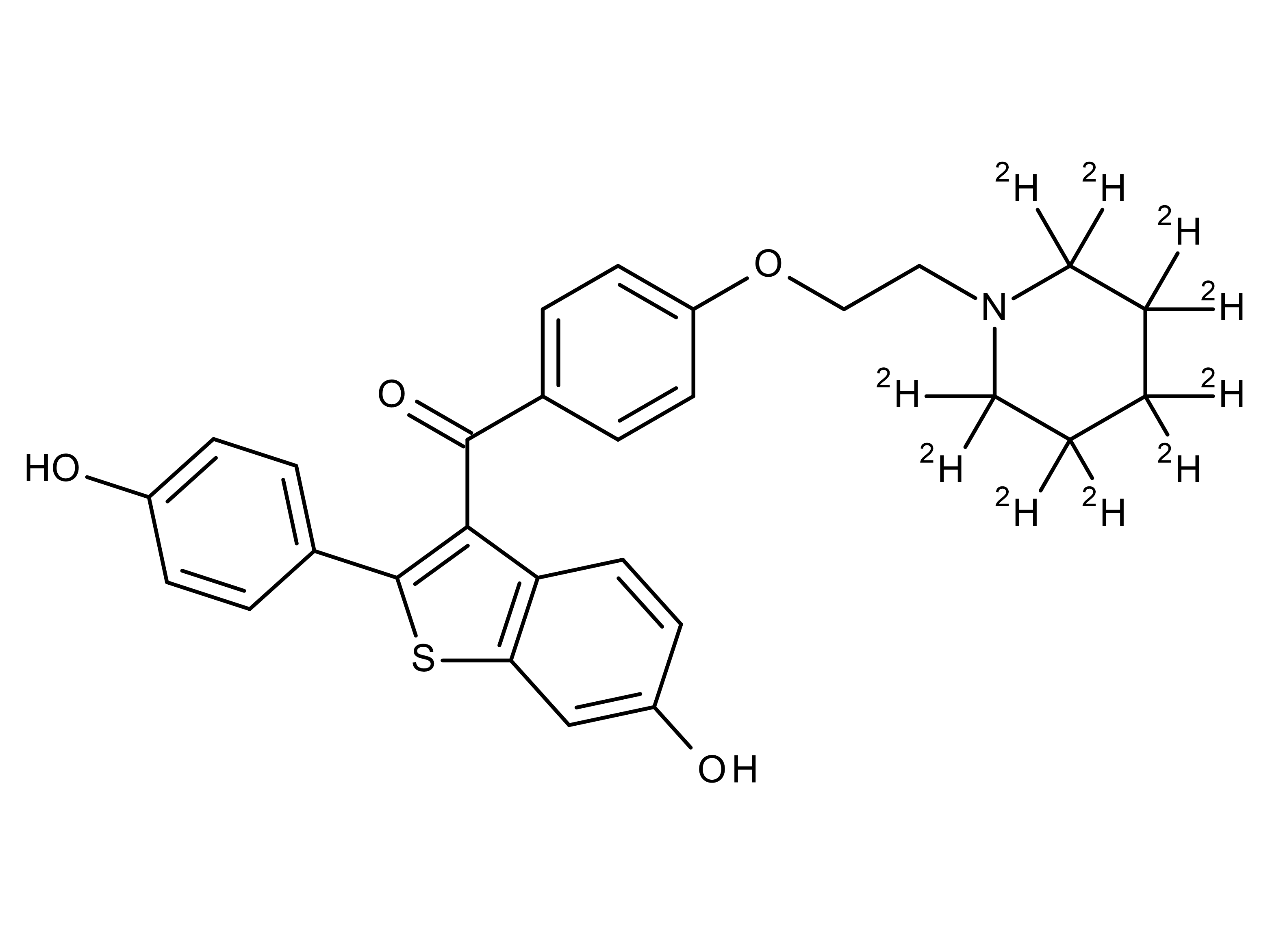 Raloxifene-d10 (piperidine-d10)