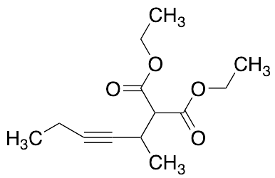 (1-Methyl-2-pentynyl)-malonic Acid Diethyl Ester