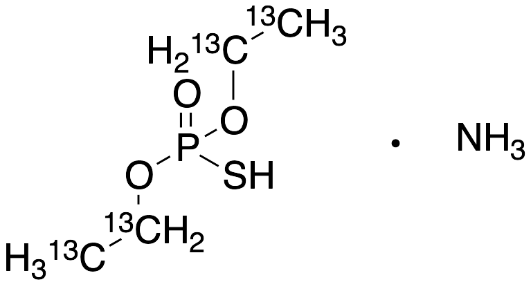 O,O-Diethyl Thiophosphate-13C4 Ammonium Salt