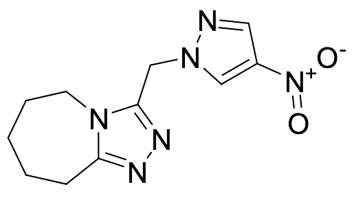 3-[(4-Nitro-1H-pyrazol-1-yl)methyl]-6,7,8,9-tetrahydro-5H-[1,2,4]triazolo[4,3-a]azepine