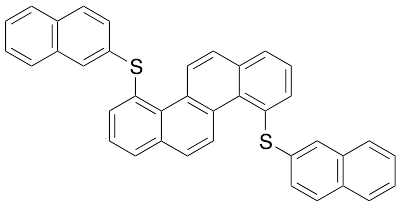4,10-Bis(2-naphthalenylthio)-chrysene