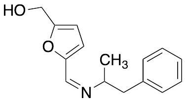 2-​(1-​Methyl-​2-​phenyl-​ethylimin)​-​5-​hydroxymethyl-​furfural