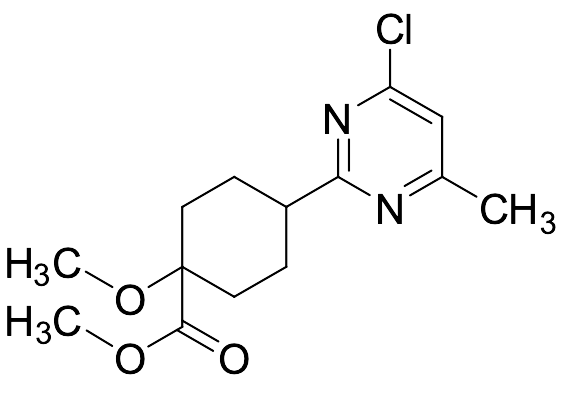 Methyl 4-(4-Chloro-6-methyl-2-pyrimidinyl)-1-methoxycyclohexanecarboxylate