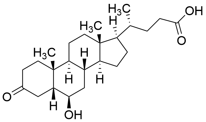 (5beta,6beta)-6-Hydroxy-3-oxo-Cholan-24-oic Acid